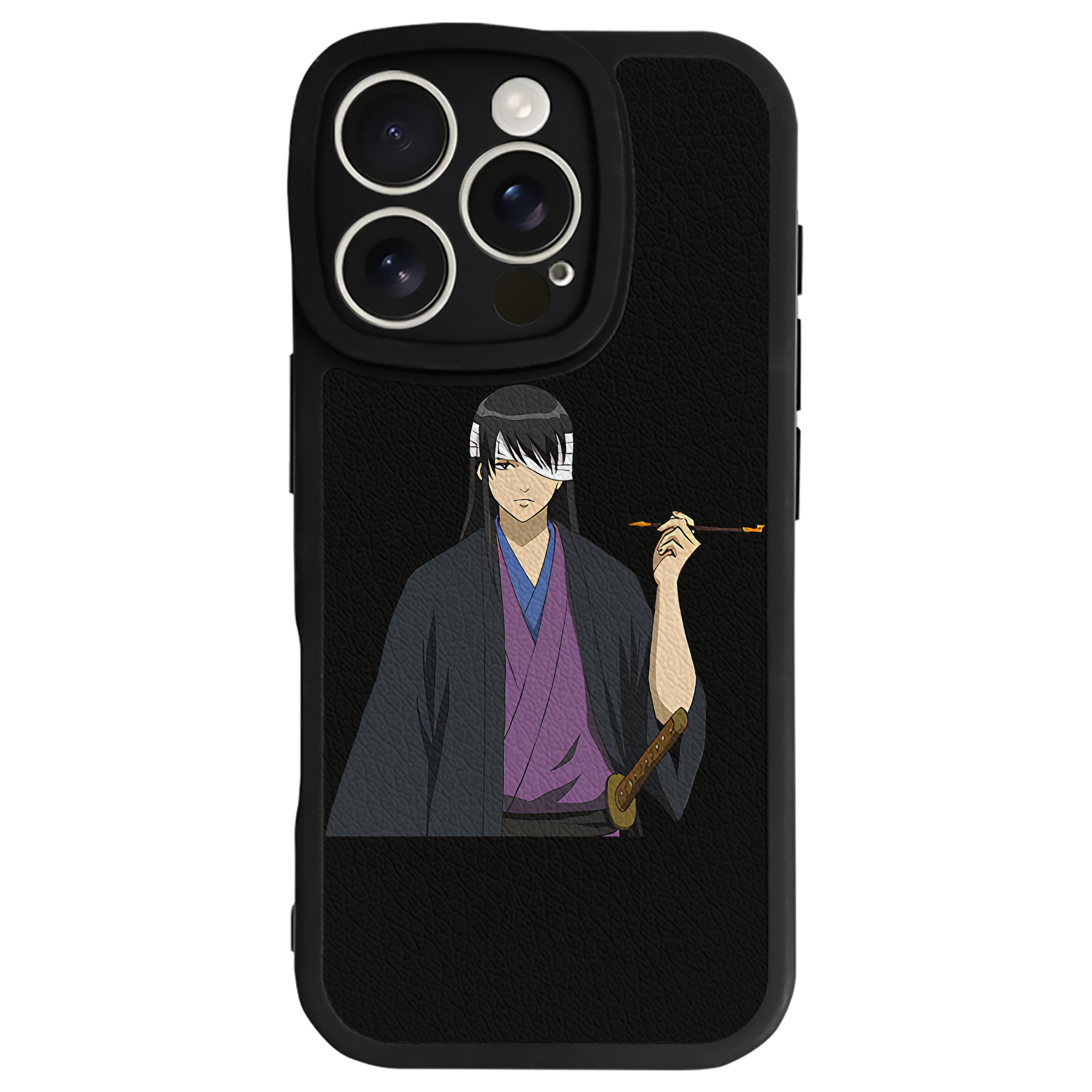 （画像用） ぎんたま 坂田銀時（さかたぎんとき） 神楽 志村新八（しむら しんぱち） GINTAMA Sakata Gintoki Kagura Shimura Shinpachi 【iPhone 16シリーズ対応】シリコンスマホケース（レザー調） 材質：シリコン